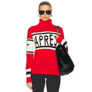 Perfect Moment apres ski sweater in red NWT